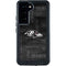 NFL Baltimore Ravens Black & White Galaxy S24 Waterproof Case